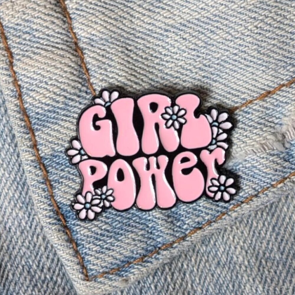 (5/$20) Girl Power Enamel Pin